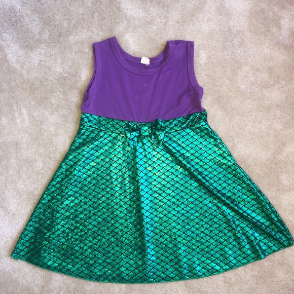 GIRLS MERMAID DRESS - Picture 3 of 3